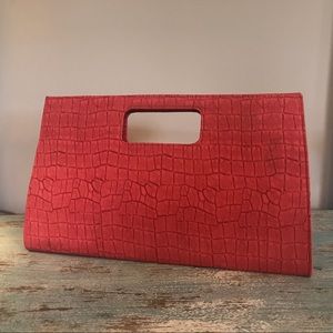 Coral Clutch Purse